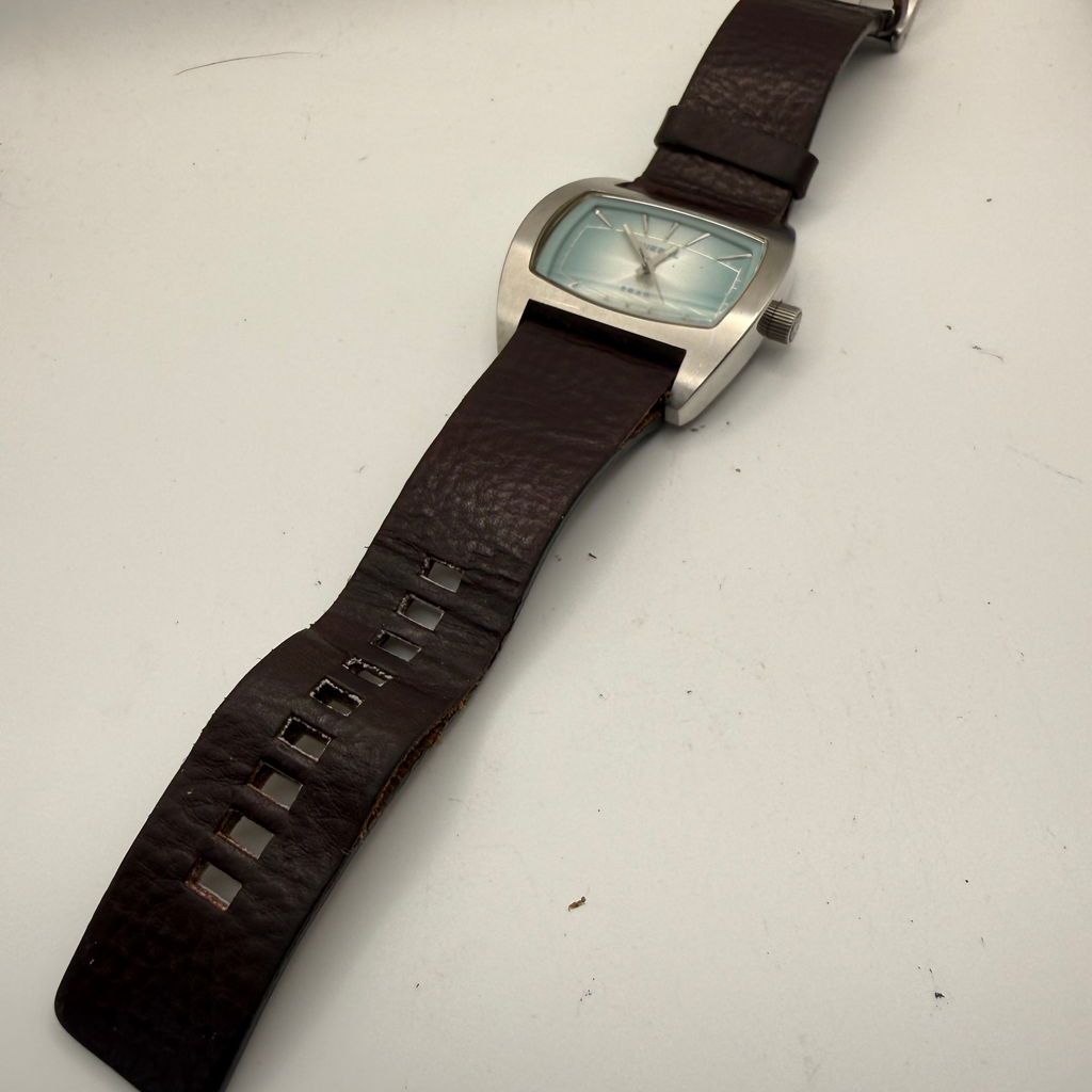 DIESEL DZ-2039 “Only The Brave” Oversized Blue Dial Watch- £29.95