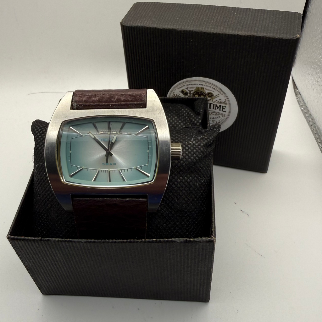 DIESEL DZ-2039 “Only The Brave” Oversized Blue Dial Watch- £29.95