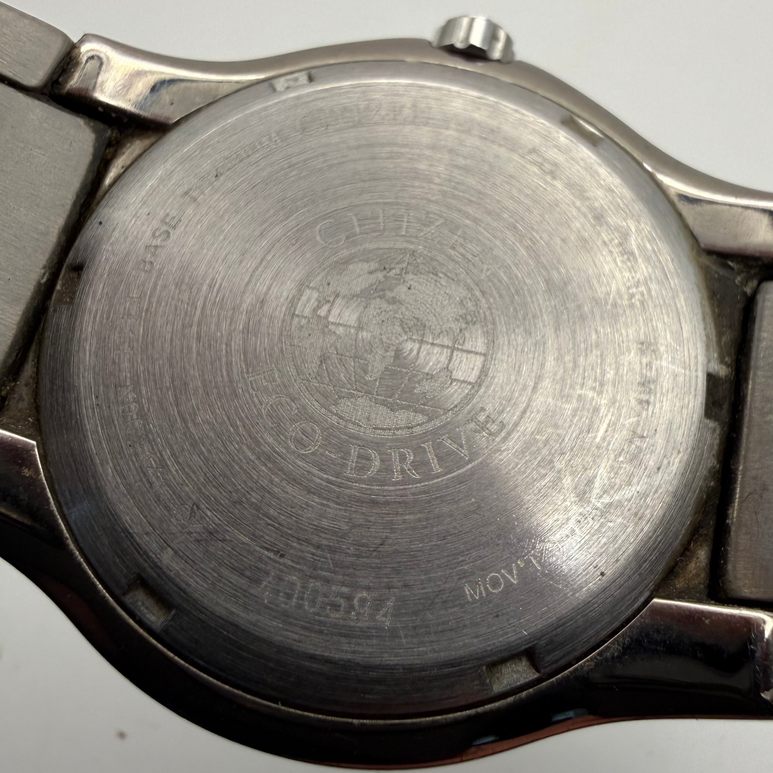 Citizen Eco-Drive Titanium WR100 Date Dress Watch – Silver Dial- £89.99