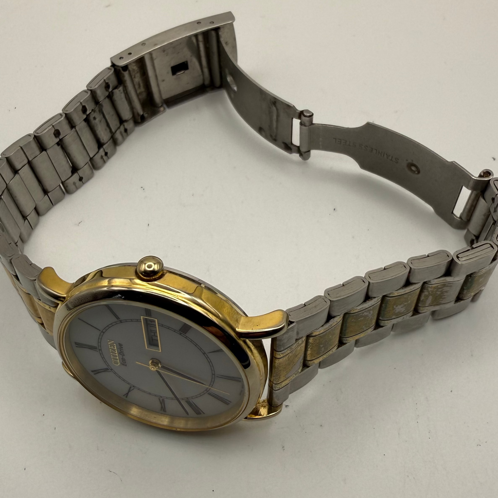Citizen Eco-Drive E101-507219 Day-Date Two Tone Dress Watch- £89.99