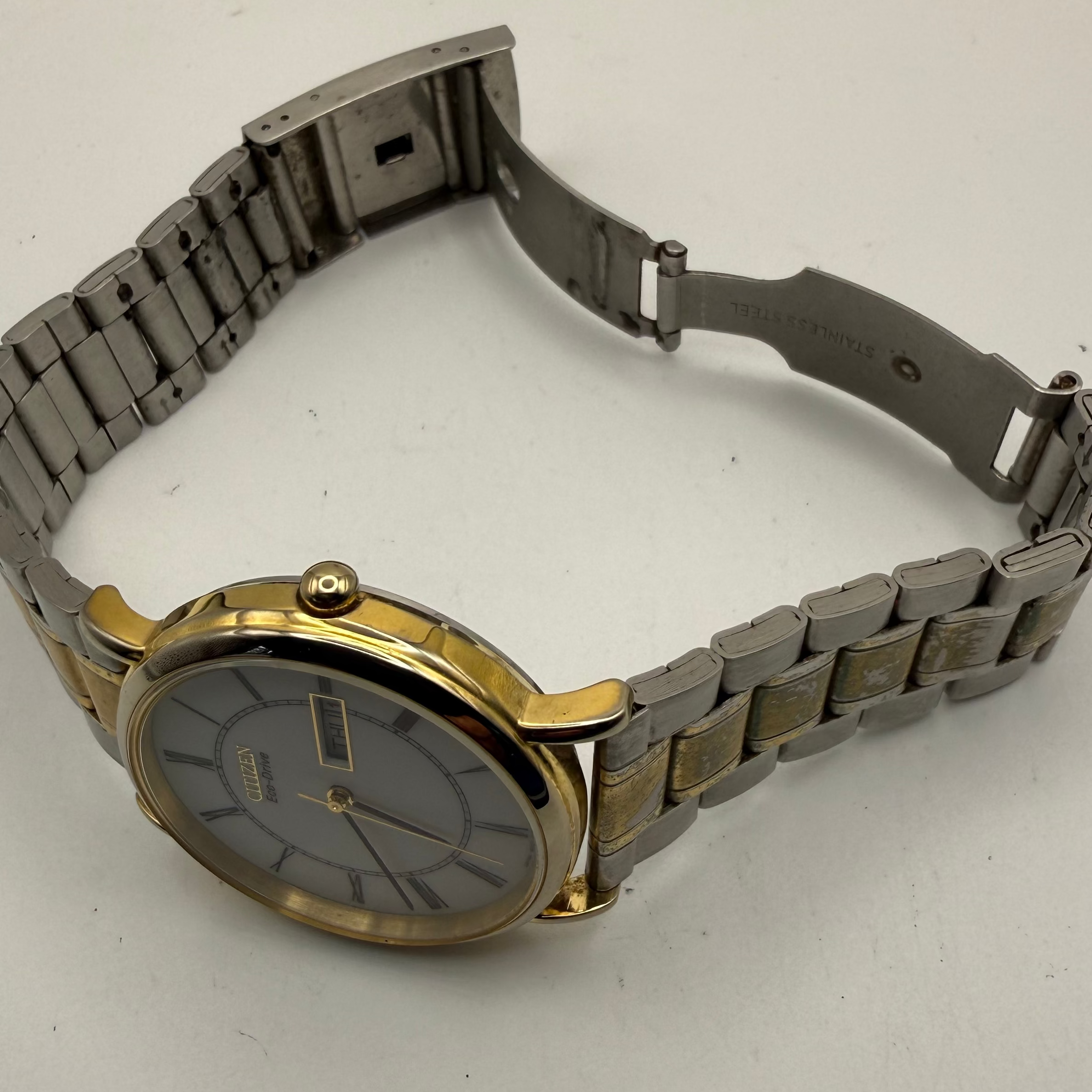 Citizen Eco-Drive E101-507219 Day-Date Two Tone Dress Watch- £89.99