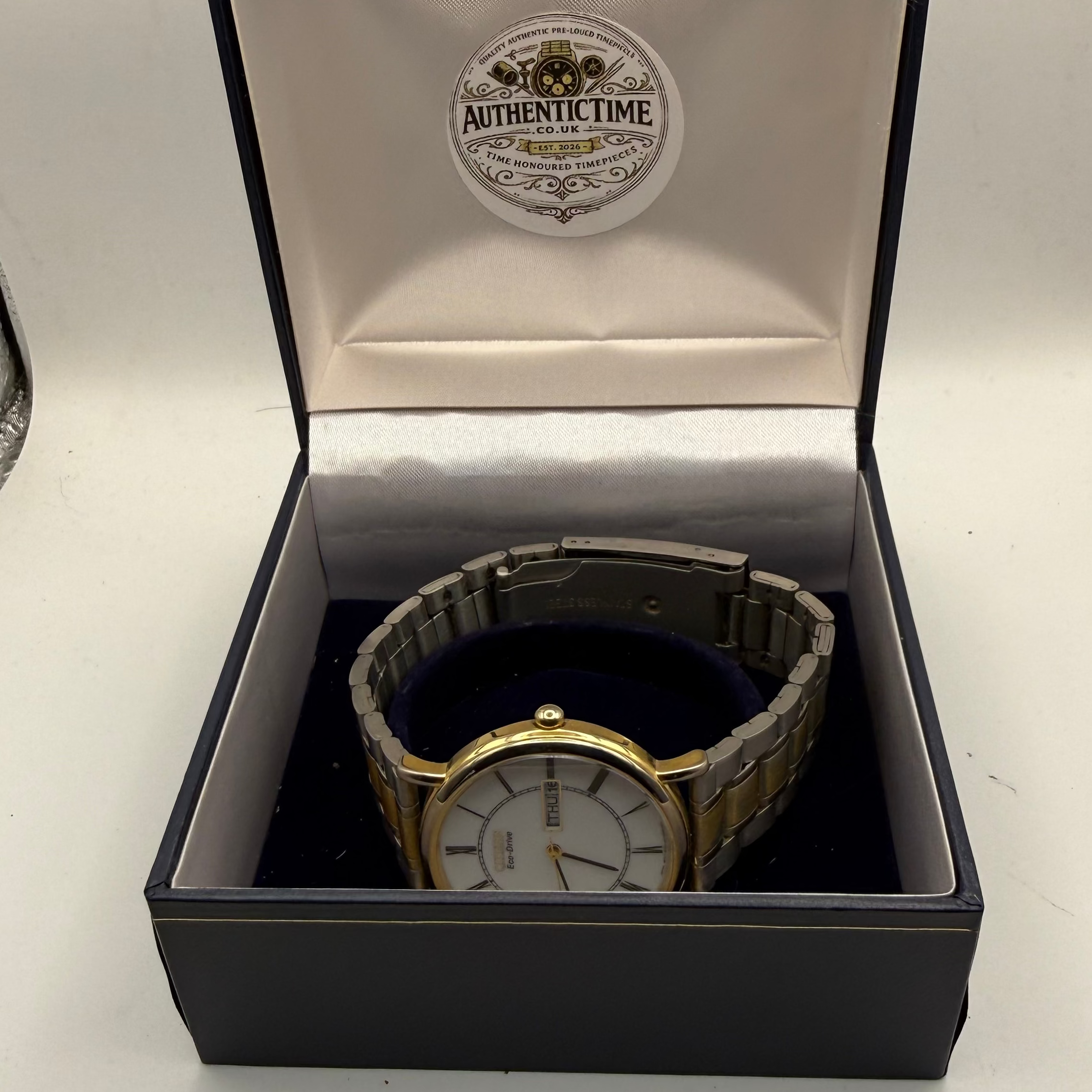 Citizen Eco-Drive E101-507219 Day-Date Two Tone Dress Watch- £89.99