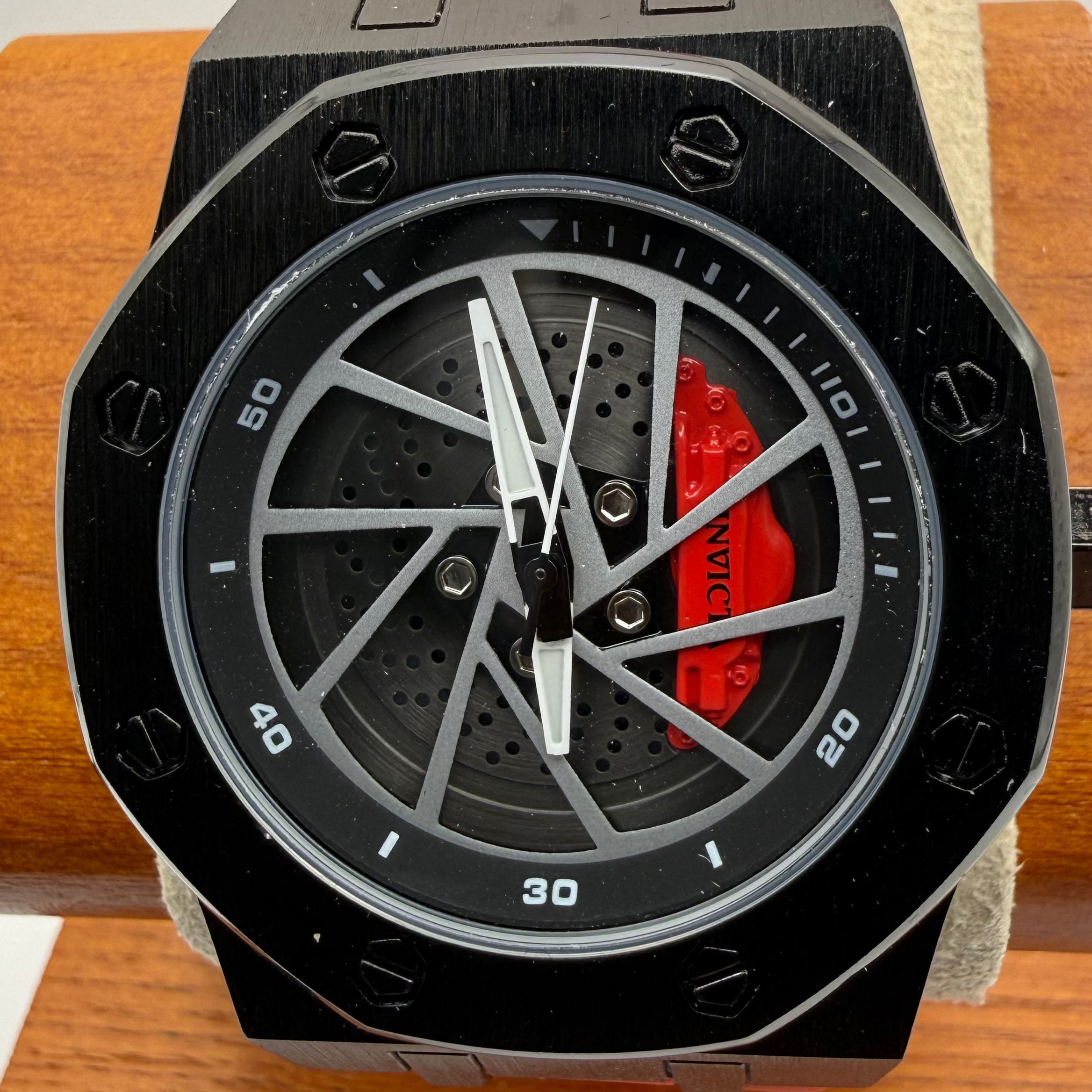 INVICTA S1 RALLY MOTORSPORT SKELETON DIAL BLACK & RED WATCH- £109.99