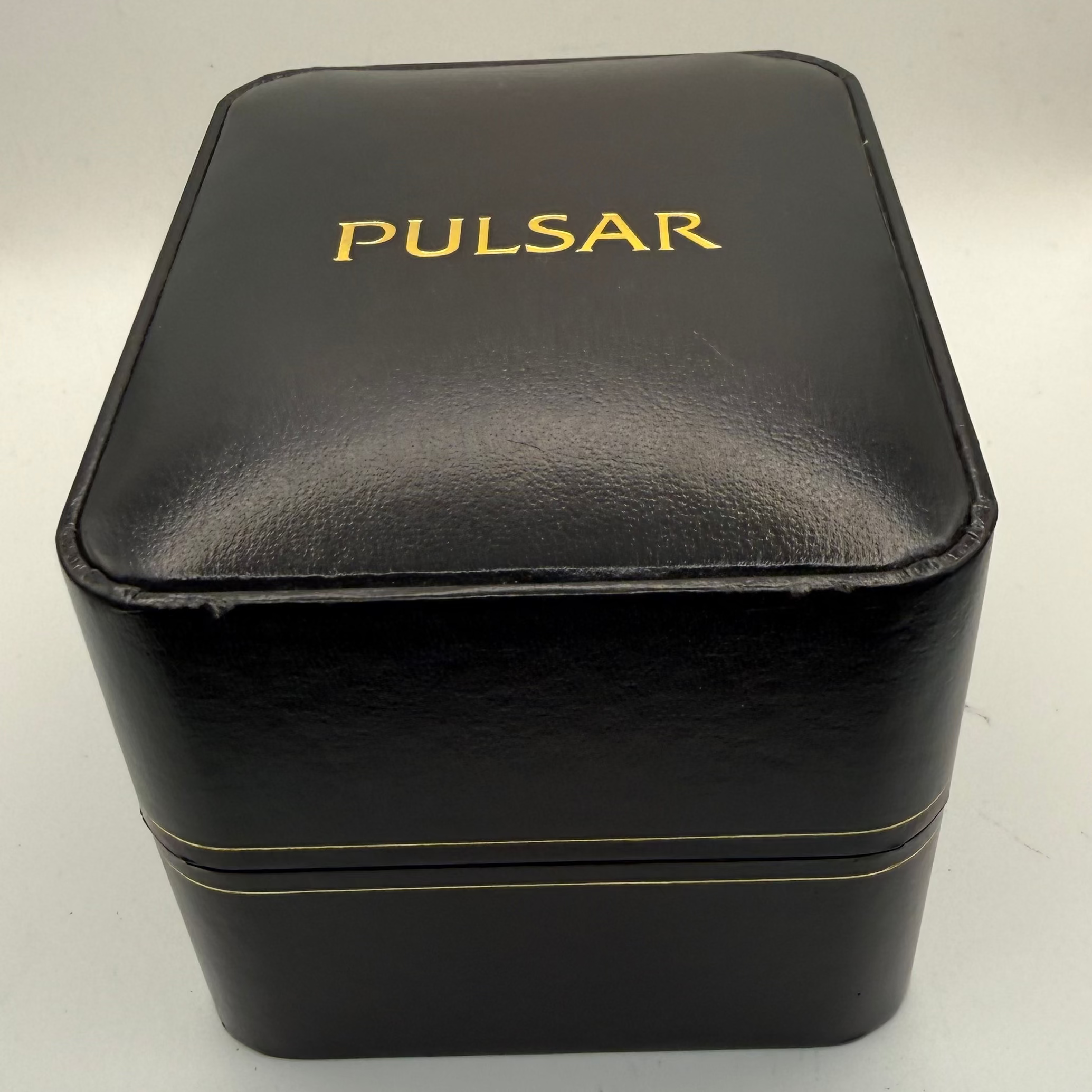 Pulsar Chronograph Alarm 100M Stainless Steel Watch – Black Dial- £49.99