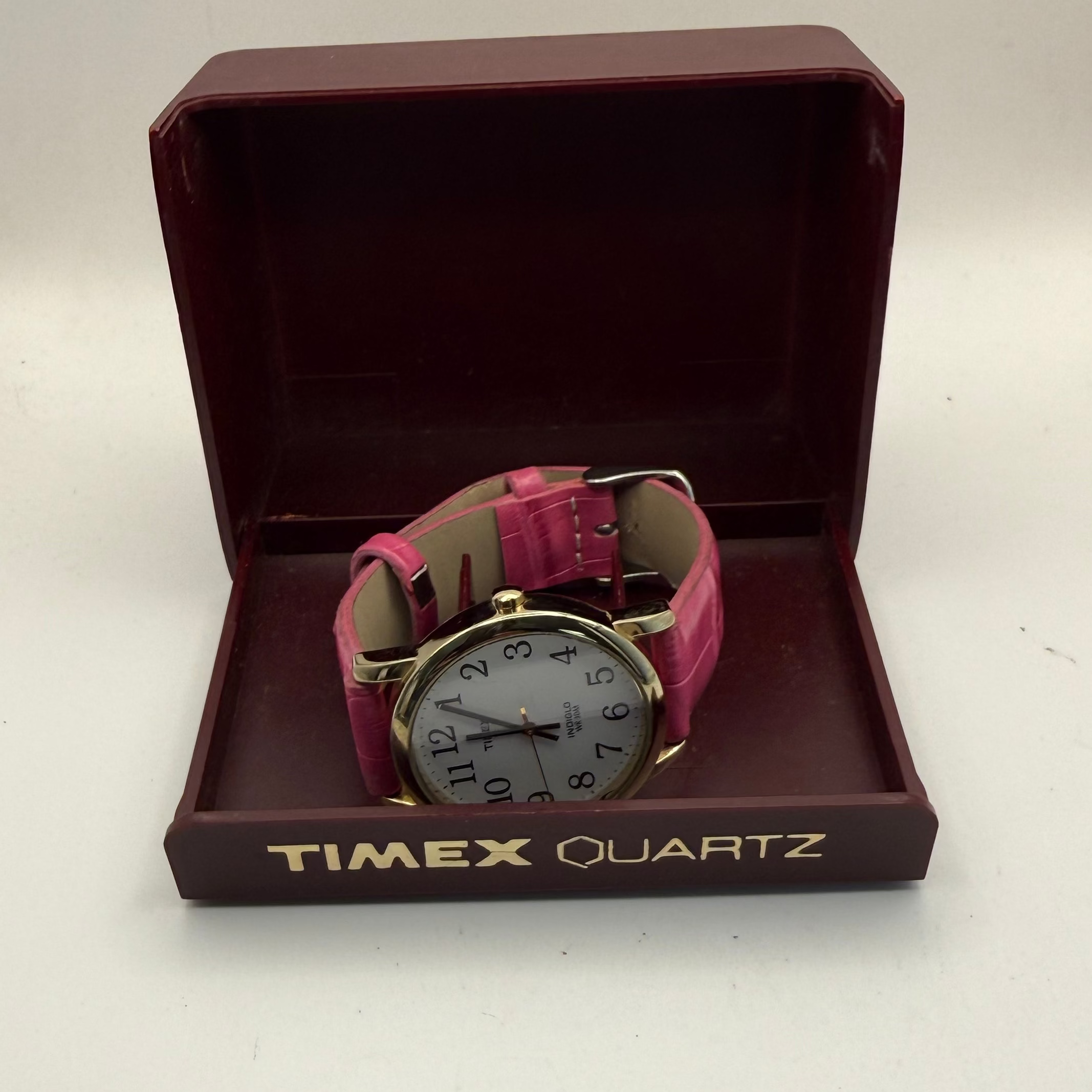 Timex Indiglo WR30M Ladies Pink Strap Watch0 £29.99