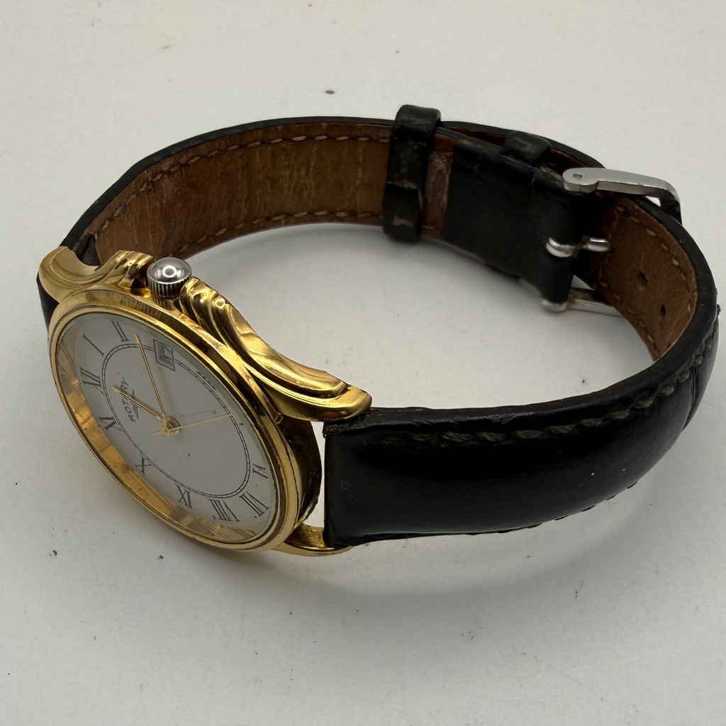 Rotary Classic Gold Tone Date Dress Watch Roman Numeral Dial- £29.99