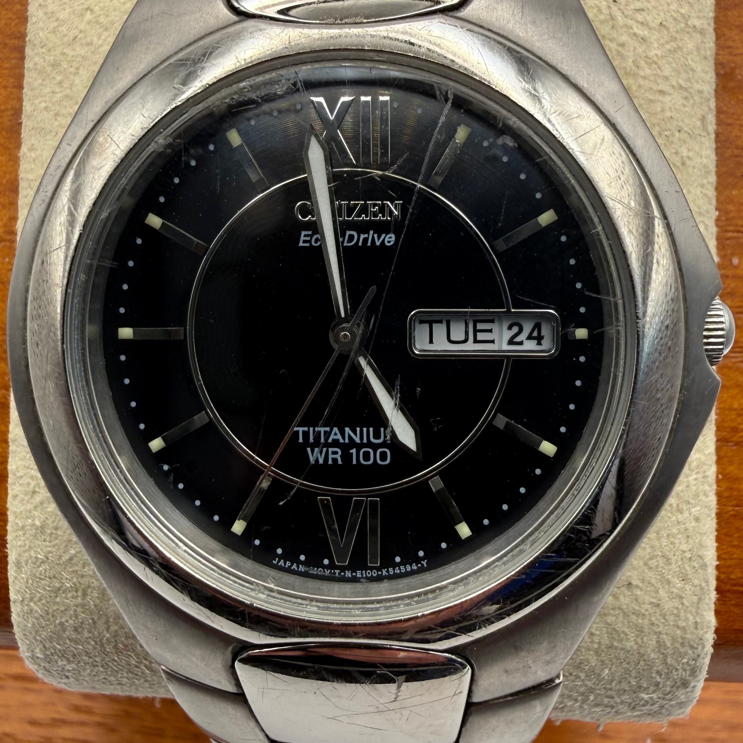 Citizen Eco-Drive Titanium WR100 Day Date GN-4W-S- £109.99