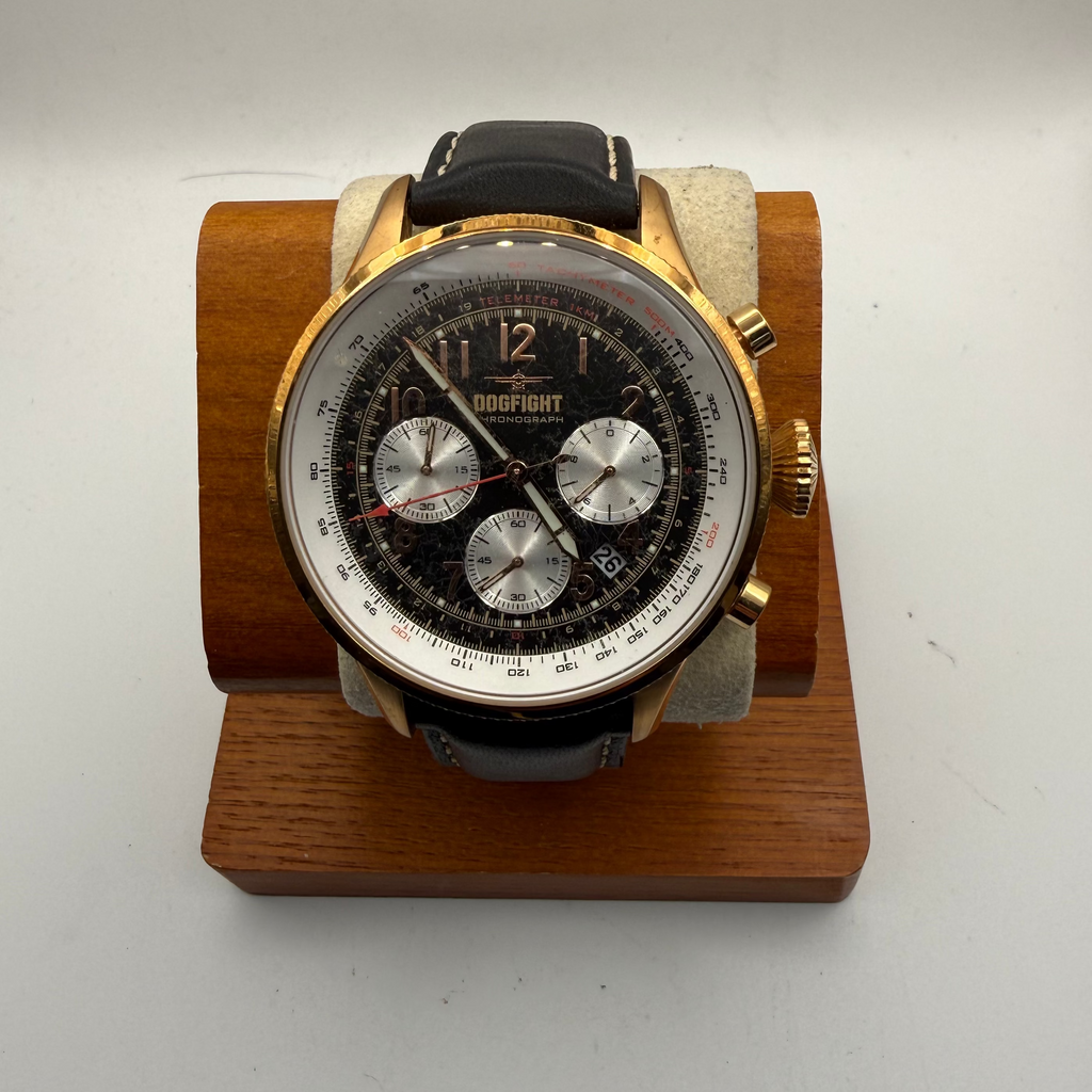 Dogfight Wingman Chronograph Oversize 49.5mm Rose Gold Tone Men's Watch- £59.99