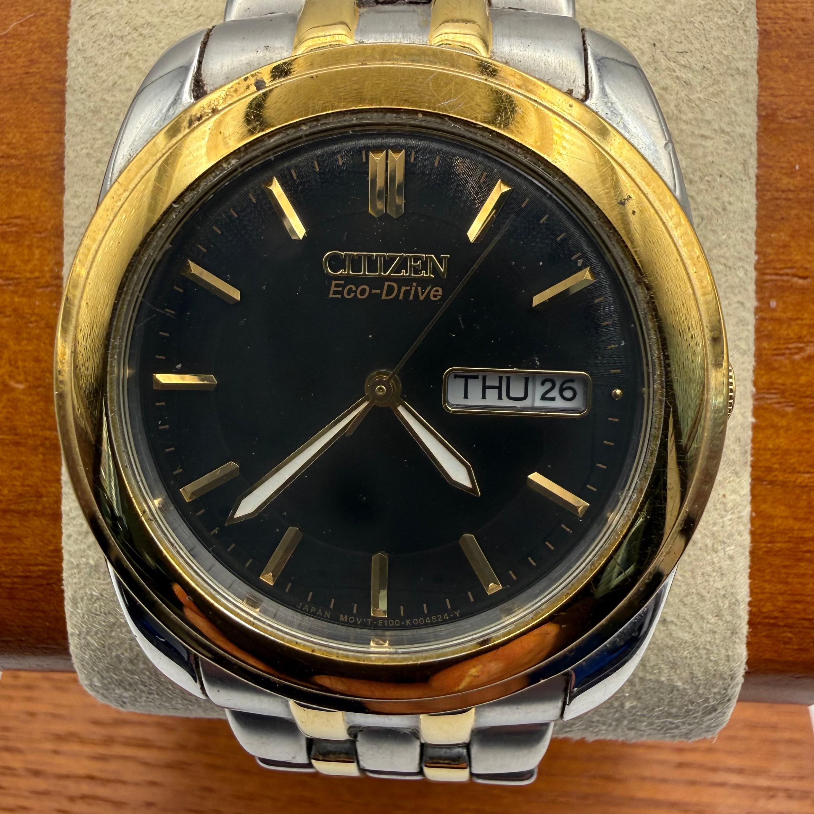 Citizen Eco-Drive BM8244-54L Two Tone Blue Dial Day Date Watch Pre Loved- £84.95