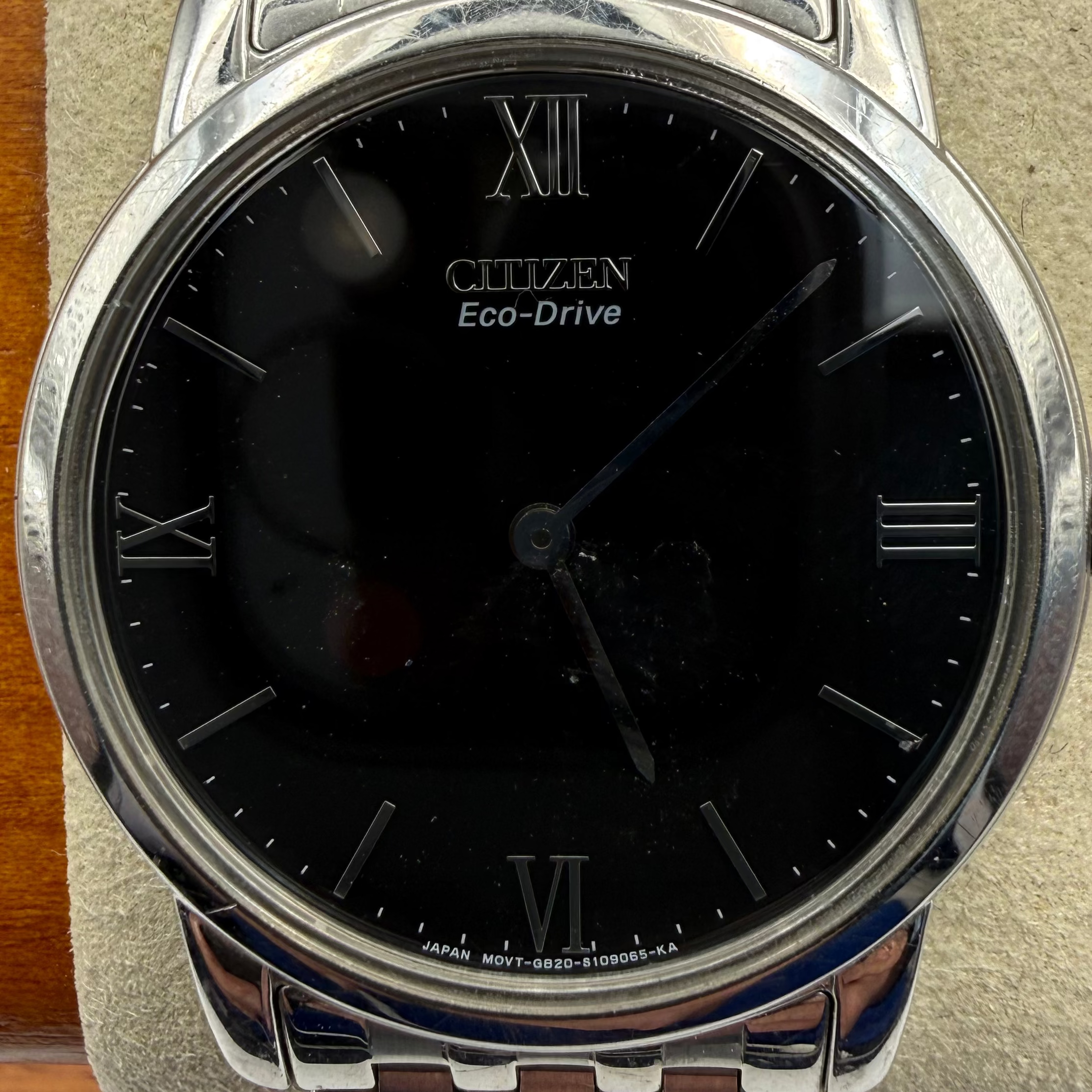 Citizen Eco-Drive G820 Slim Dress Watch – Black Dial – Sapphire Crystal- £89.99