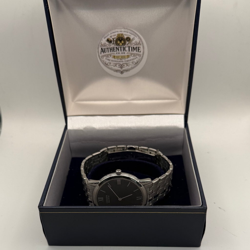 Citizen Eco-Drive G820 Slim Dress Watch – Black Dial – Sapphire Crystal- £89.99
