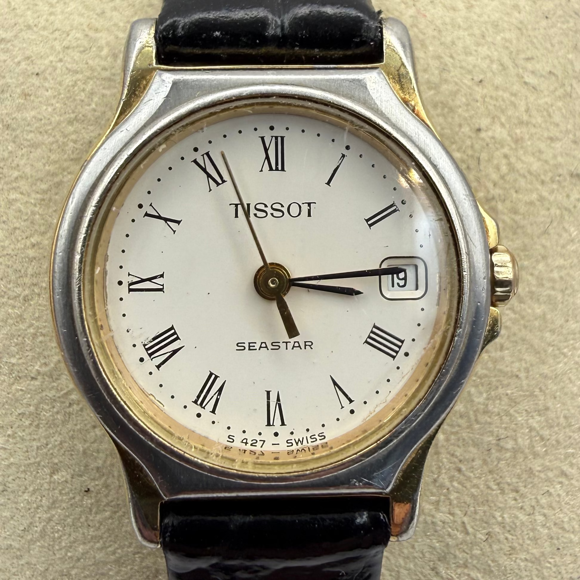 Tissot Seastar Ladies Two-Tone Date Watch- £119.99
