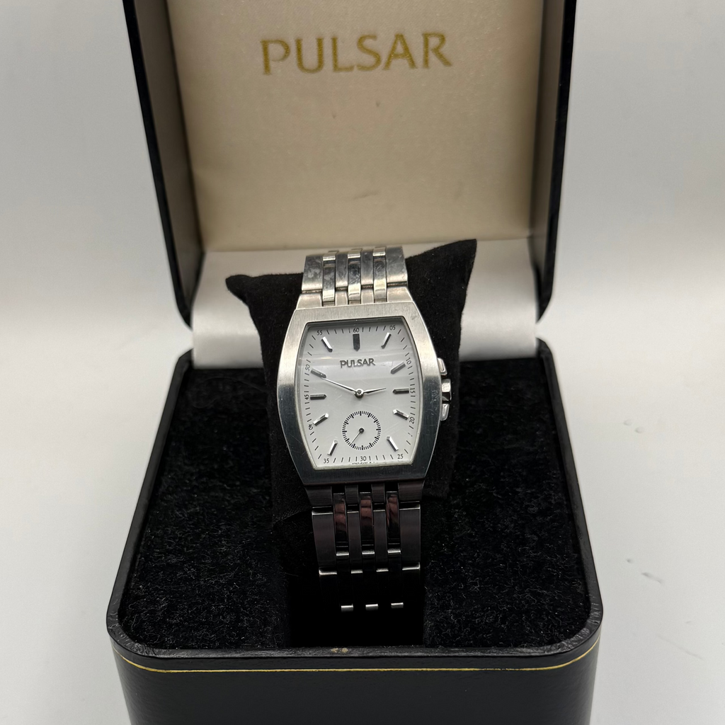 Pulsar Tonneau Small Seconds – Silver Dial- £44.99