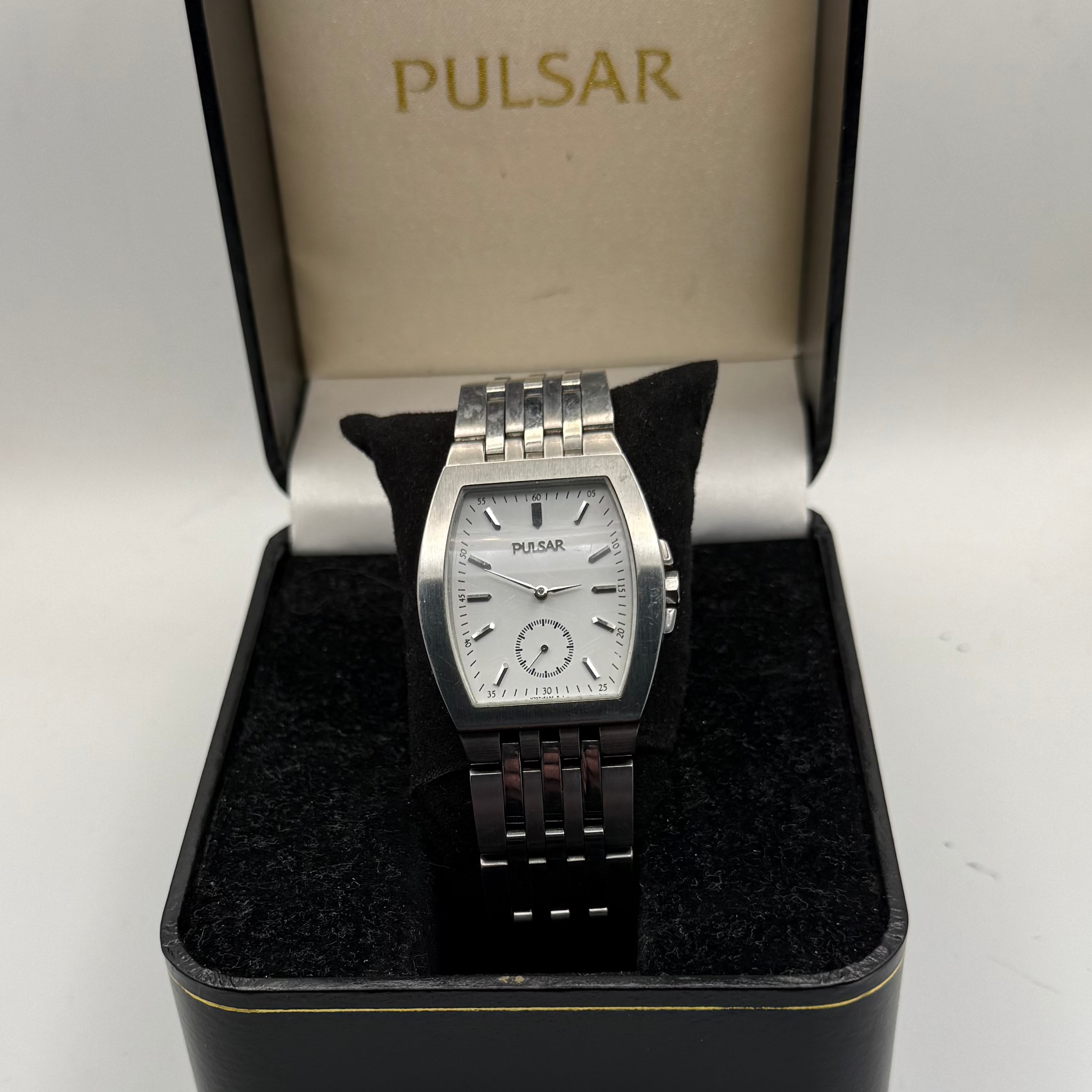 Pulsar Tonneau Small Seconds – Silver Dial- £44.99