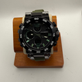 Foxbox Men's Dual Display Sports Watch Black & Green Silicone Strap New Boxed- £25.00