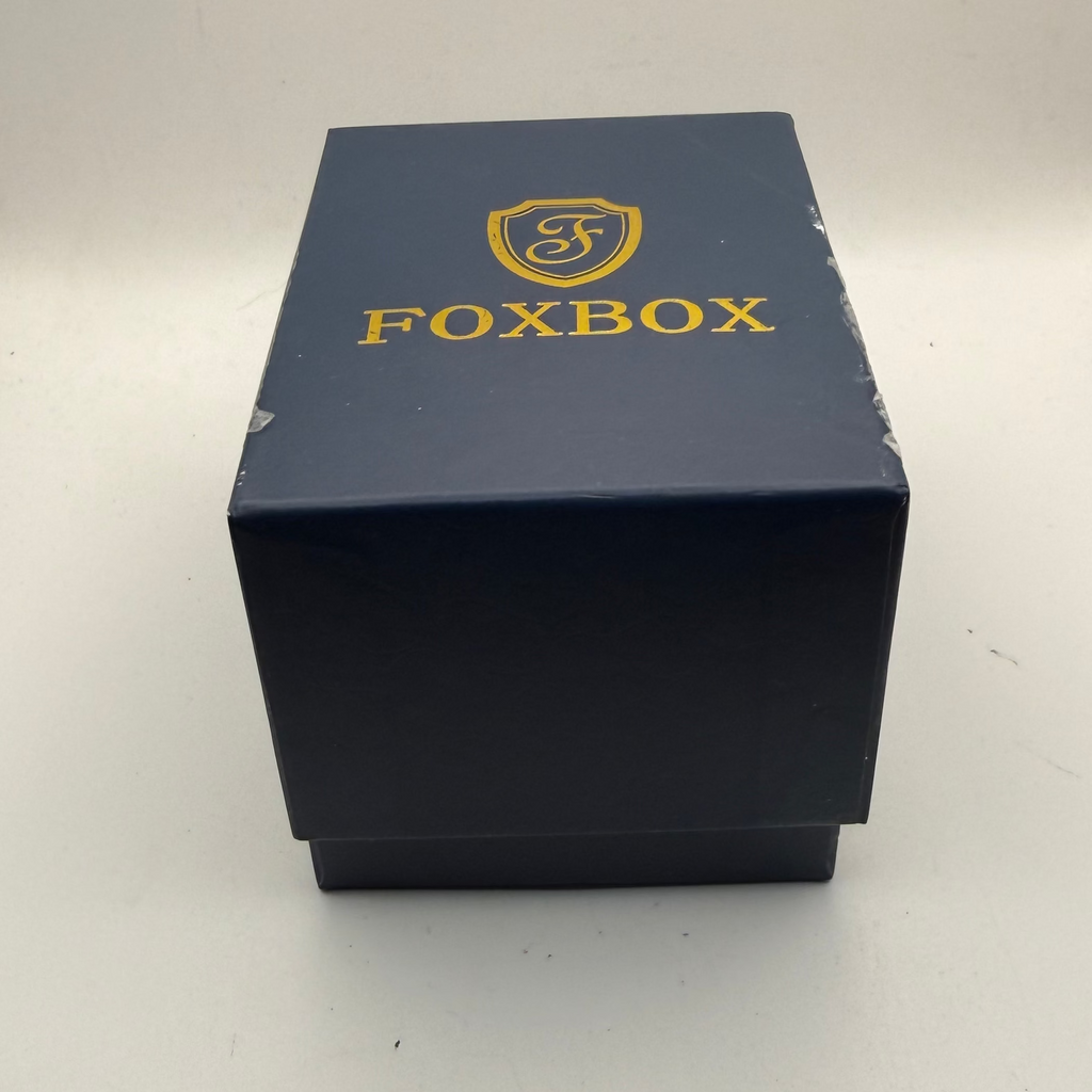 Foxbox Men's Dual Display Sports Watch Blacked Out Edition Black Silicone Strap New Boxed- £25.00