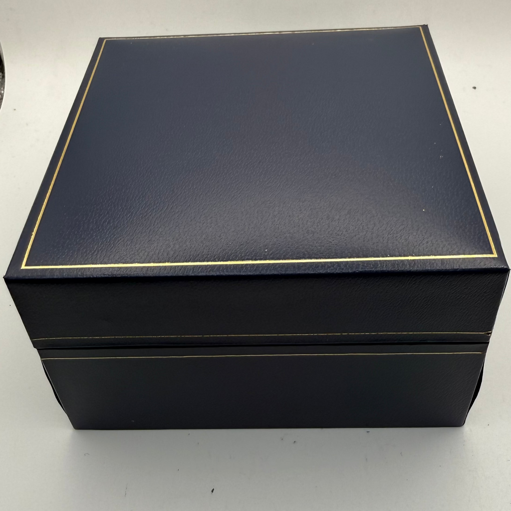 LANMSOM Men’s Two Tone Rectangular Black Dial Watch Date Display- £25.00