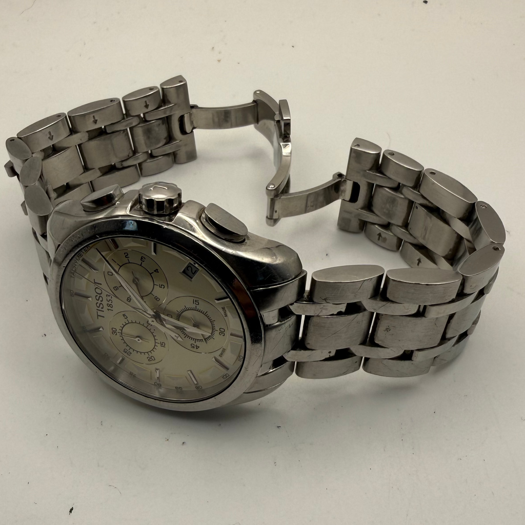 Tissot 1853 Chronograph Stainless Steel 41mm – Silver Dial – Full Set- £229.00