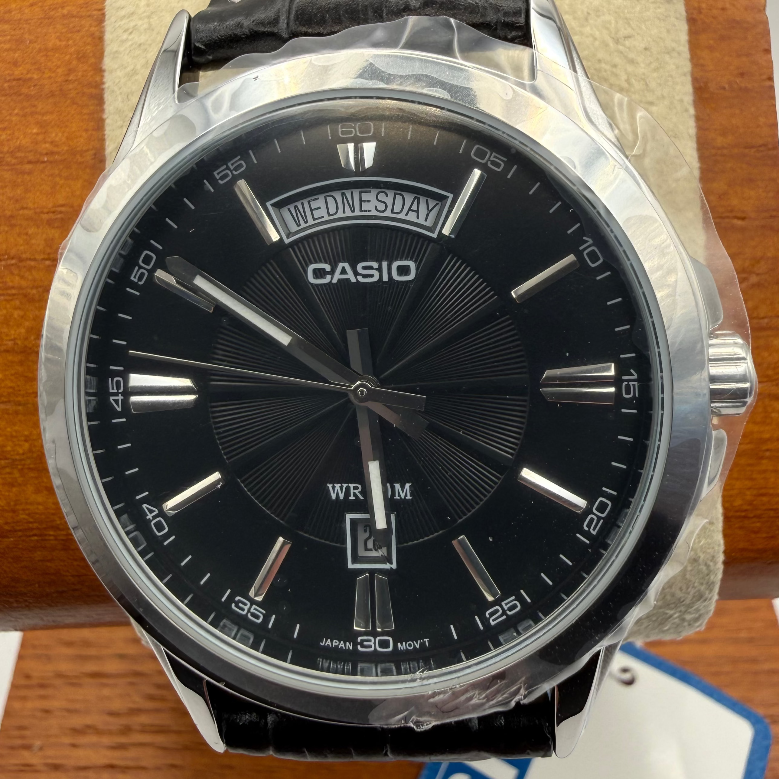 Casio MTP-1381L-1A Day Date Black Dial Men’s Watch New In Box With Tag- £30.00