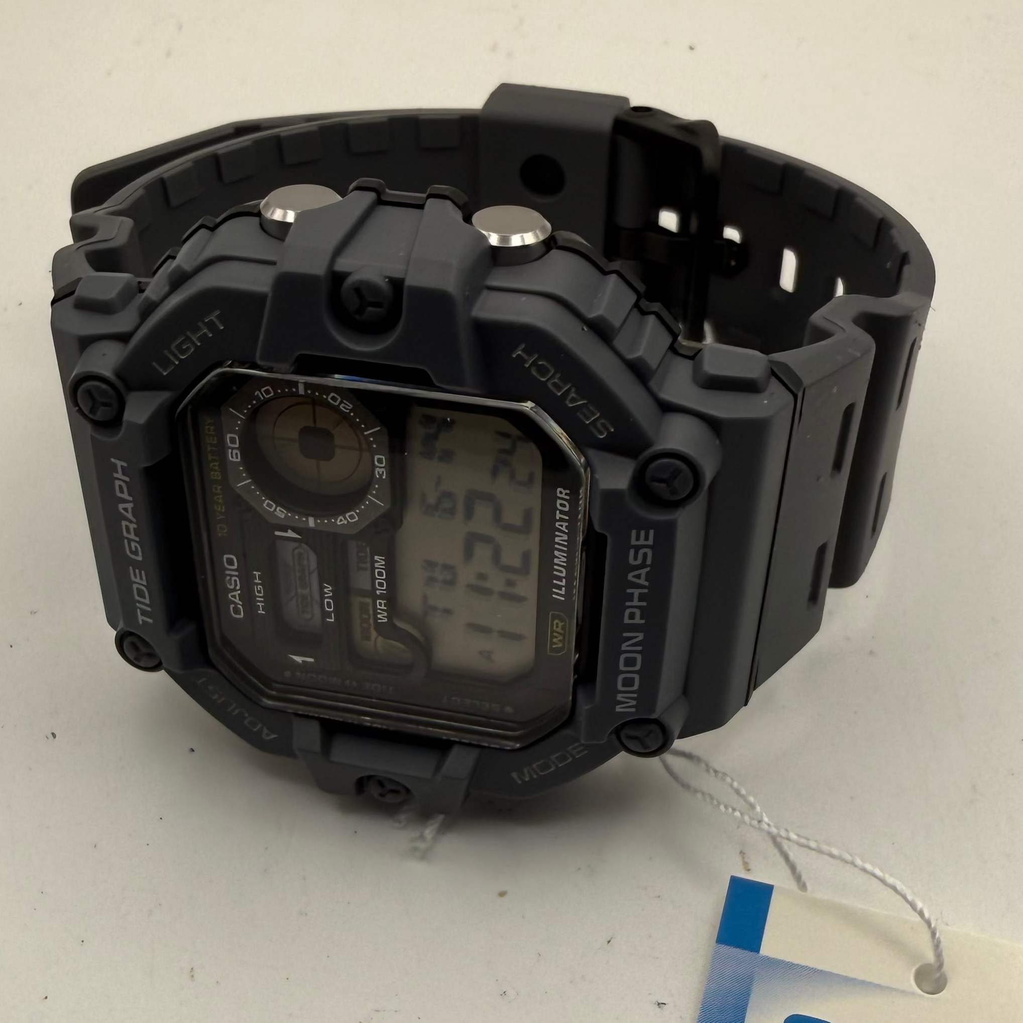 Casio WS-1700H Tide Graph Moon Phase Digital Watch Full Set As New- £40.00