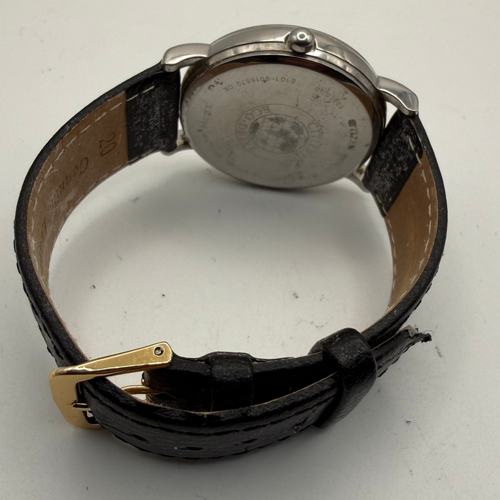 Citizen Eco-Drive Day-Date White Dial Roman Numeral Watch E101-S015870- £70.00
