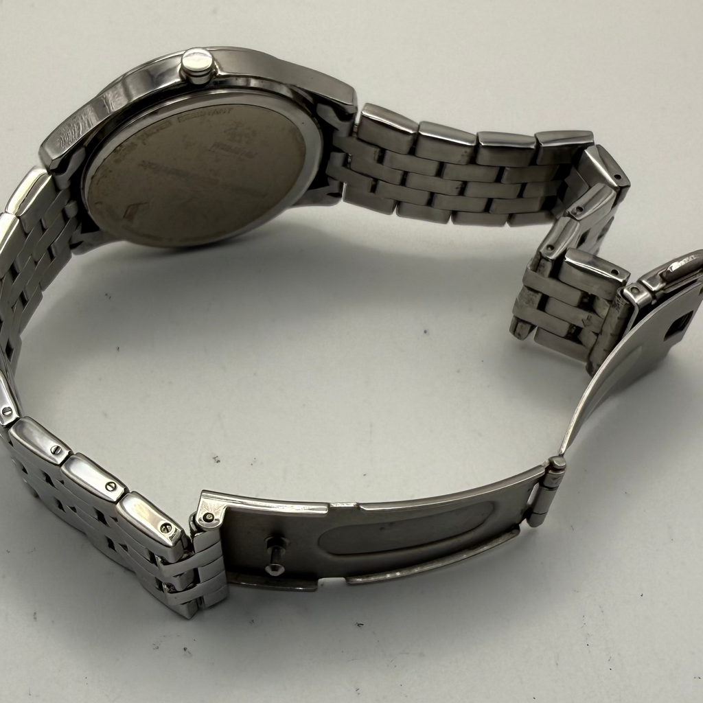 French Connection Ladies Crystal Dial Watch – Silver Stainless Steel – Sub Dial – Boxed- £30.00