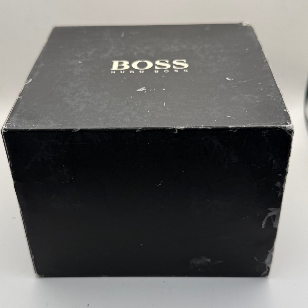 Hugo Boss 1530115 Men’s Black Dial Dual Subdial Strap Watch Full Set- £45.00