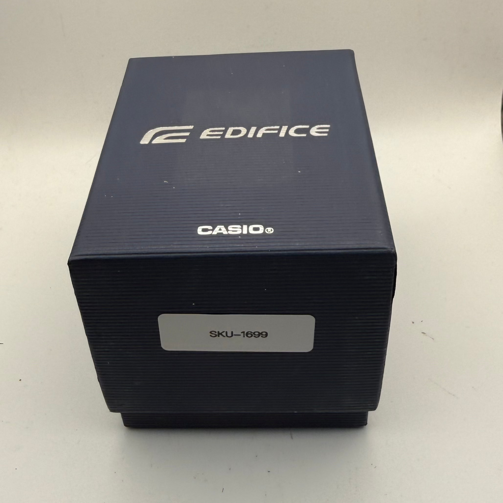Casio Edifice Chronograph EF-503 Stainless Steel Watch – Date – Full Set- £45.00
