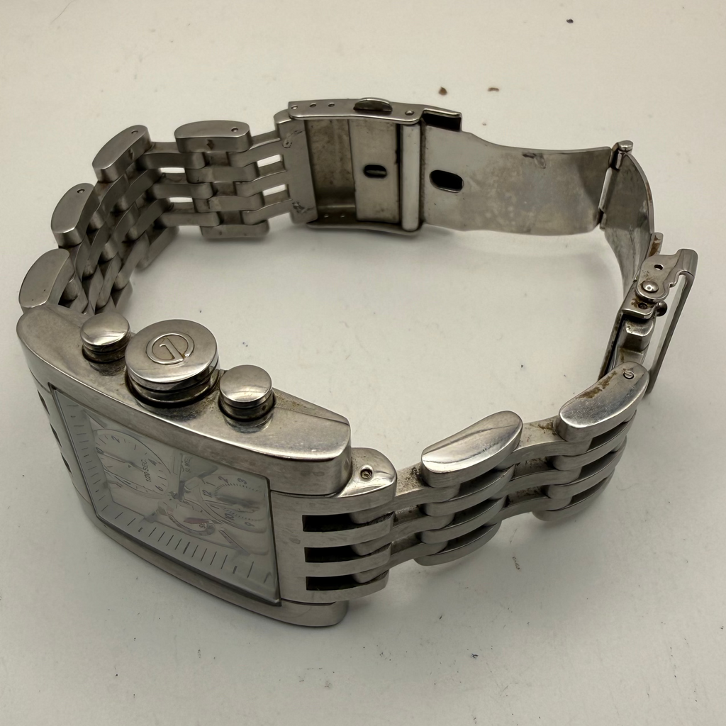 ONE by Sekonda 3054 CKX Stainless Steel Square Chronograph- £35.00