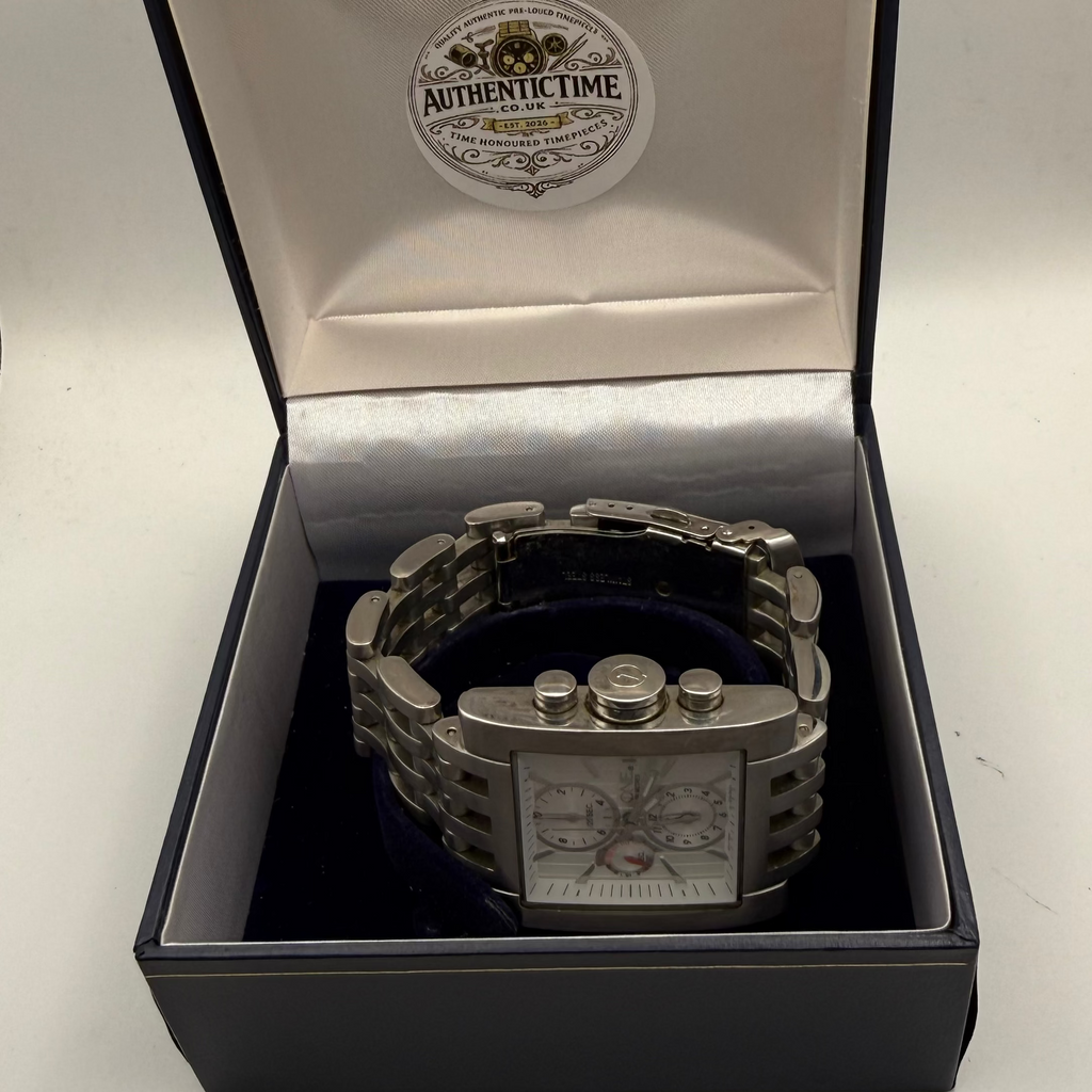 ONE by Sekonda 3054 CKX Stainless Steel Square Chronograph- £35.00