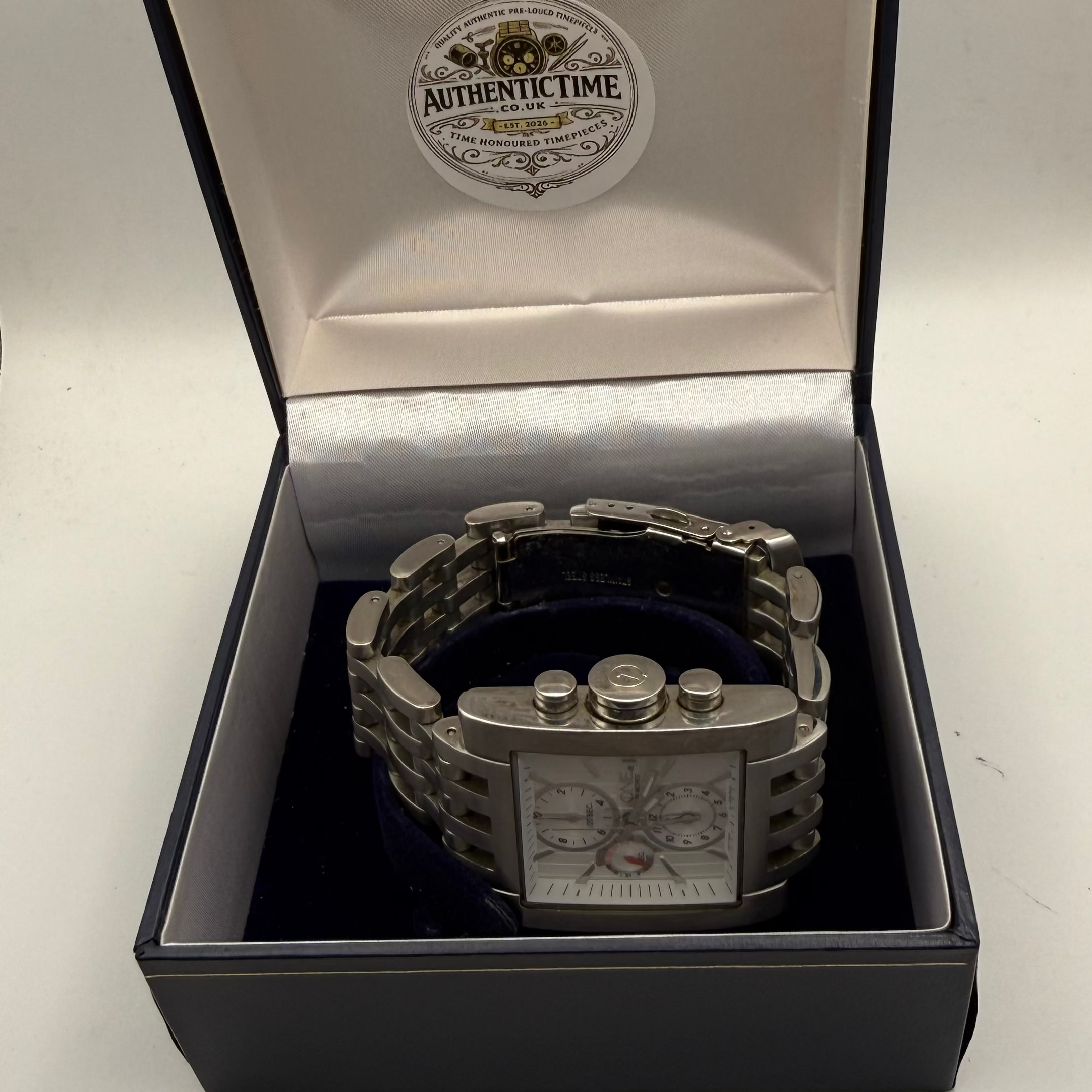 ONE by Sekonda 3054 CKX Stainless Steel Square Chronograph- £35.00
