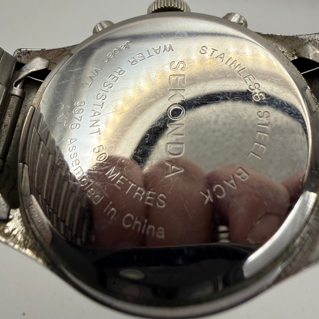 Sekonda Classique Chronograph Style Men’s Watch – Silver Dial – 21cm Bracelet- £35.00