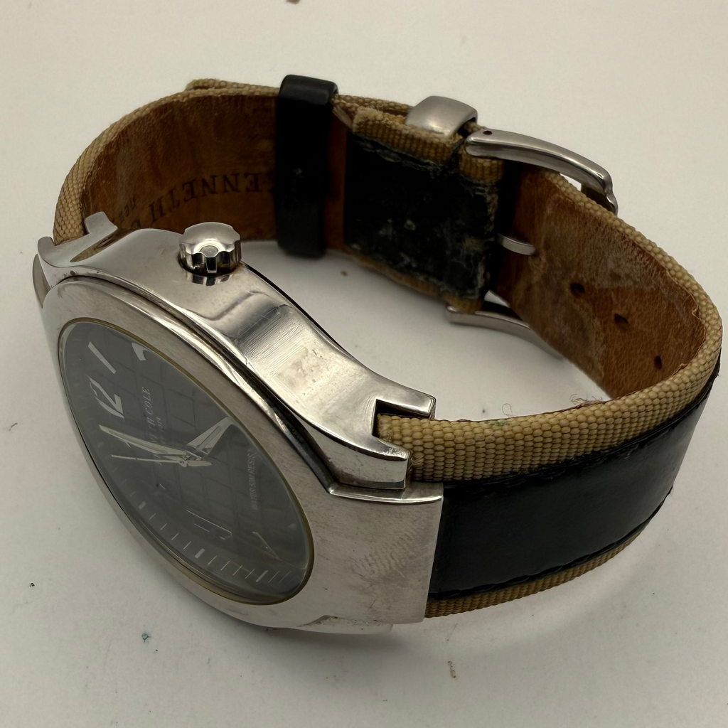 Kenneth Cole New York KC1268 Men’s Watch – Black Dial | Date | Stainless Steel Case- £30.00
