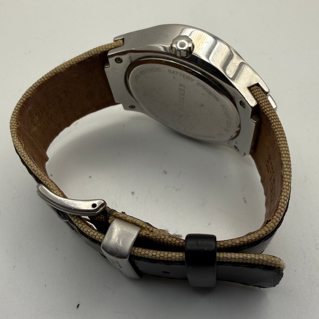 Kenneth Cole New York KC1268 Men’s Watch – Black Dial | Date | Stainless Steel Case- £30.00