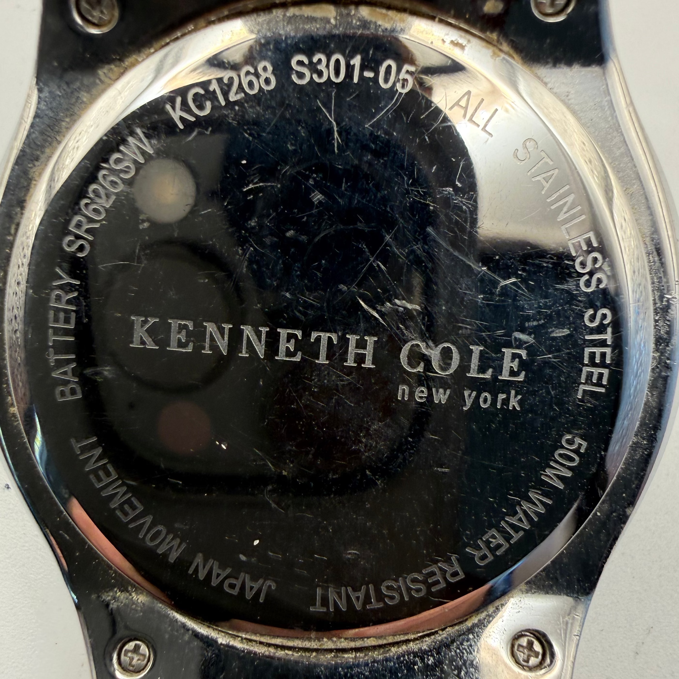 Kenneth Cole New York KC1268 Men’s Watch – Black Dial | Date | Stainless Steel Case- £30.00