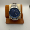 Casio Oceanus OC-105 Blue Dial Stainless Steel Watch – Pre-Loved – 17.5cm Bracelet- £40.00