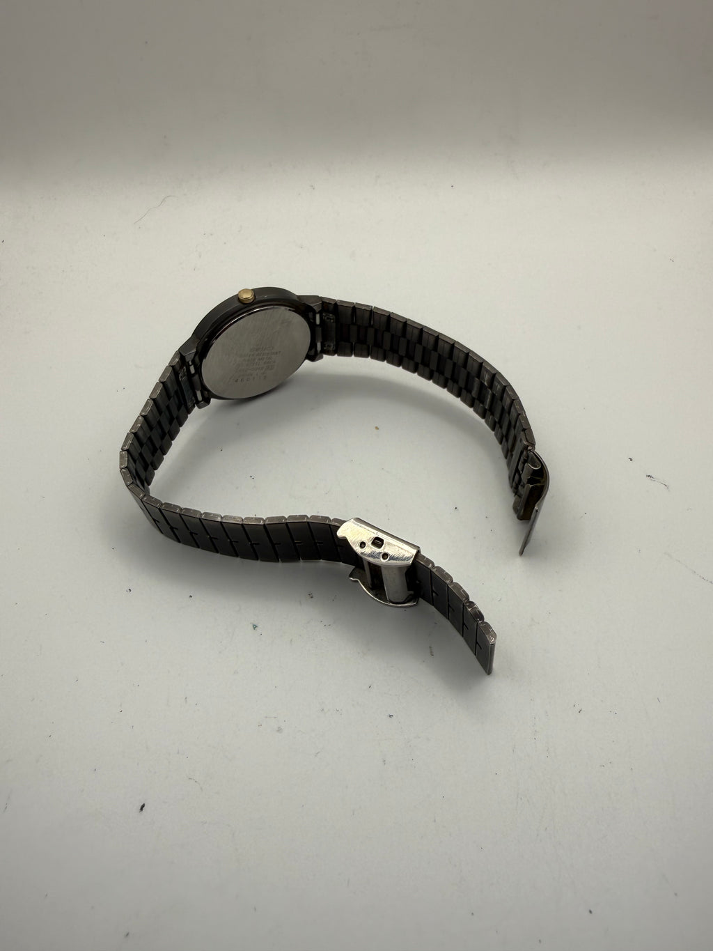 Seiko Quartz 7432-0040 Vintage Black & Gold Patina Watch- £35.00