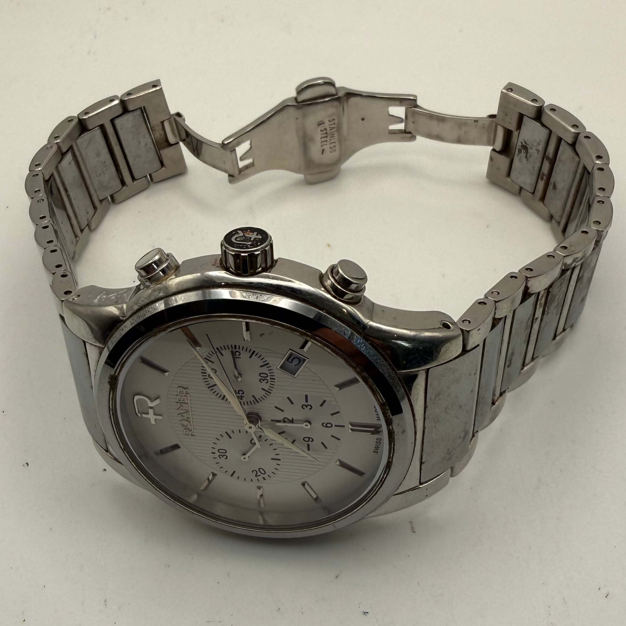 Roamer 1888 Swiss Elegance Chronograph Watch – 46.5mm- £90.00