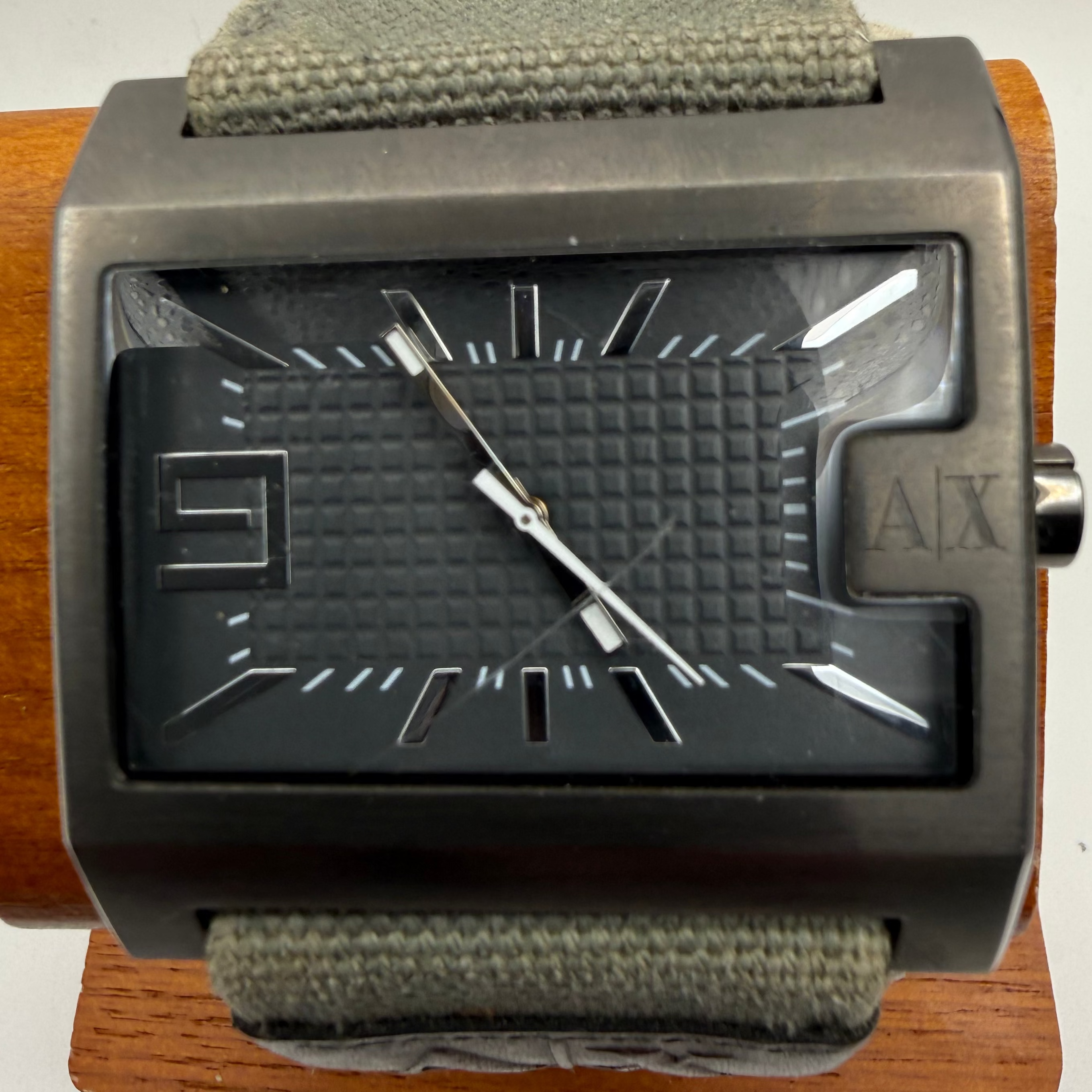 Armani Exchange AX1161 Oversize Watch 48.5mm – Military Canvas Strap- £40.00