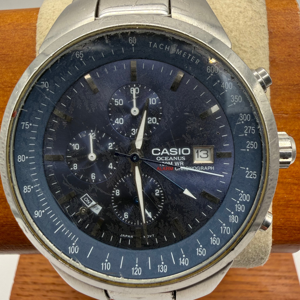 Casio Oceanus OC-601 Chronograph Blue Dial- £70.00