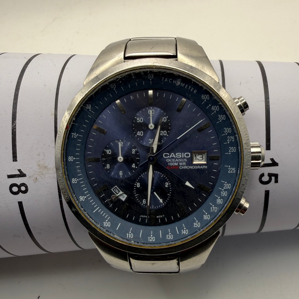 Casio Oceanus OC-601 Chronograph Blue Dial- £70.00
