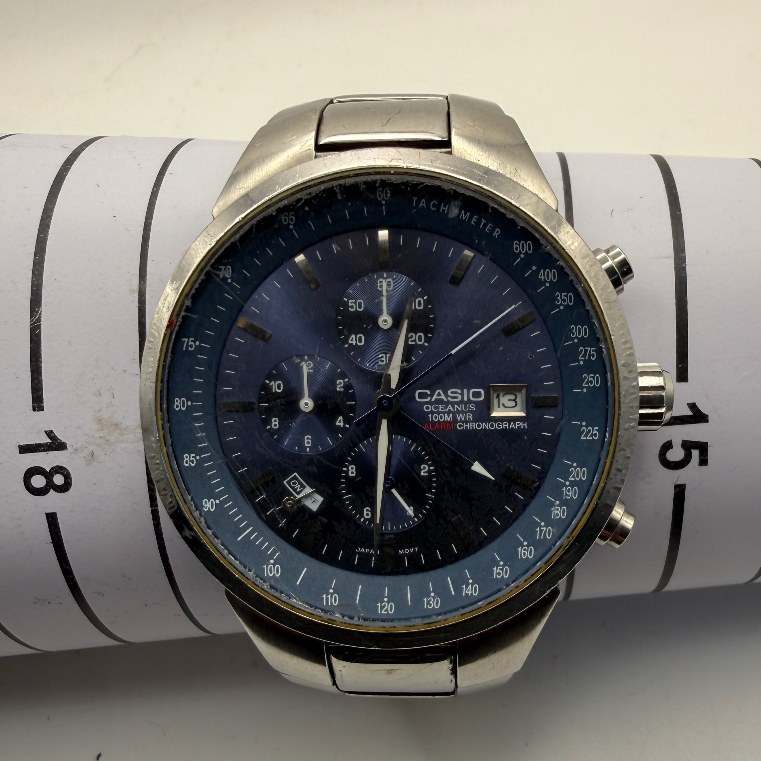 Casio Oceanus OC-601 Chronograph Blue Dial- £70.00