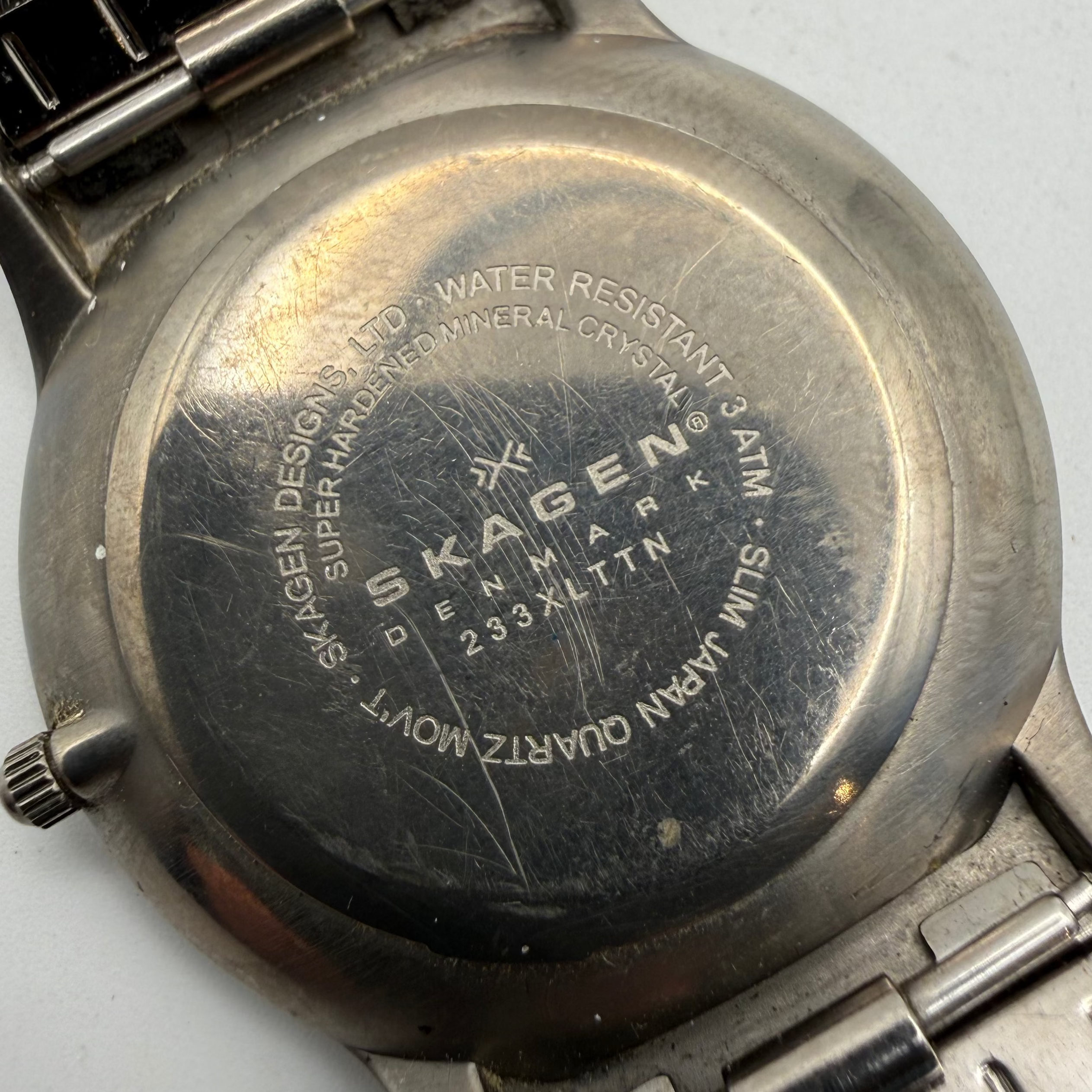 Skagen Denmark 233XLTTN Titanium Mesh Bracelet Watch – Pre-Loved- £40.00