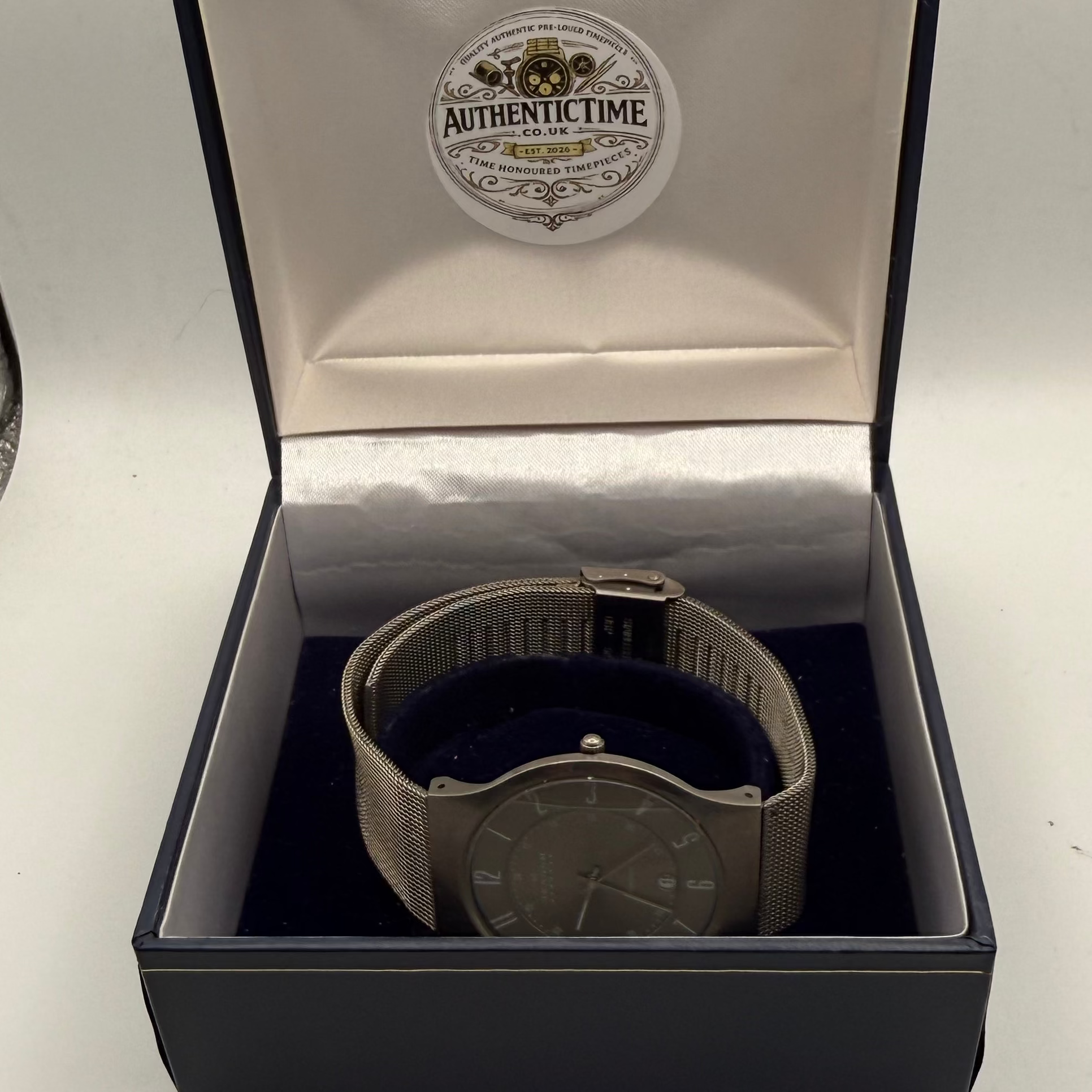 Skagen Denmark 233XLTTN Titanium Mesh Bracelet Watch – Pre-Loved- £40.00