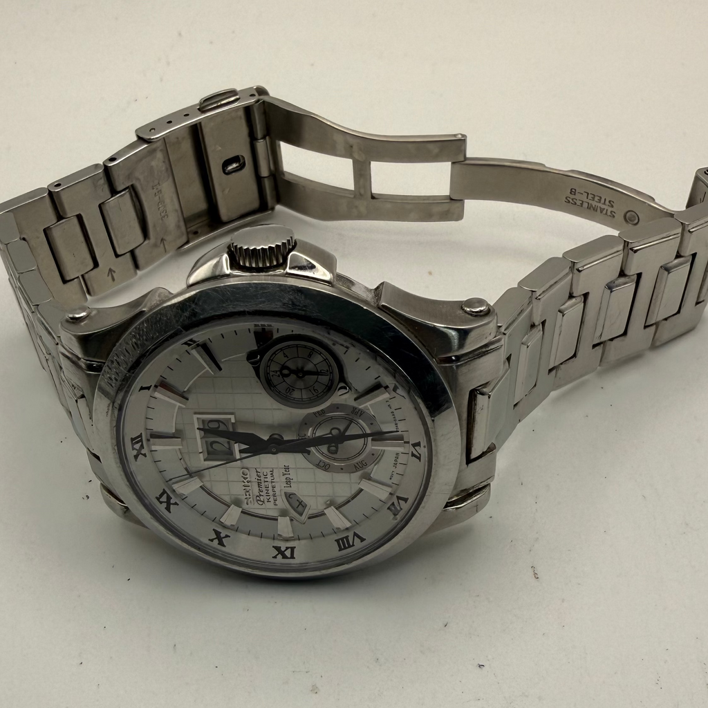 Seiko Premier Kinetic Perpetual Calendar 7D48-0AA0 Men's Watch- £200.00