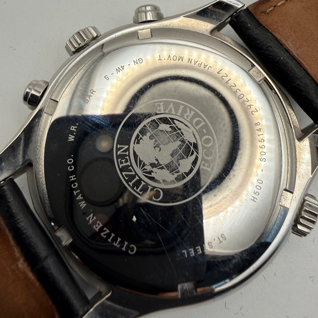 Citizen Eco-Drive H500 World Time Chronograph WR100 Men’s Watch- £110.00