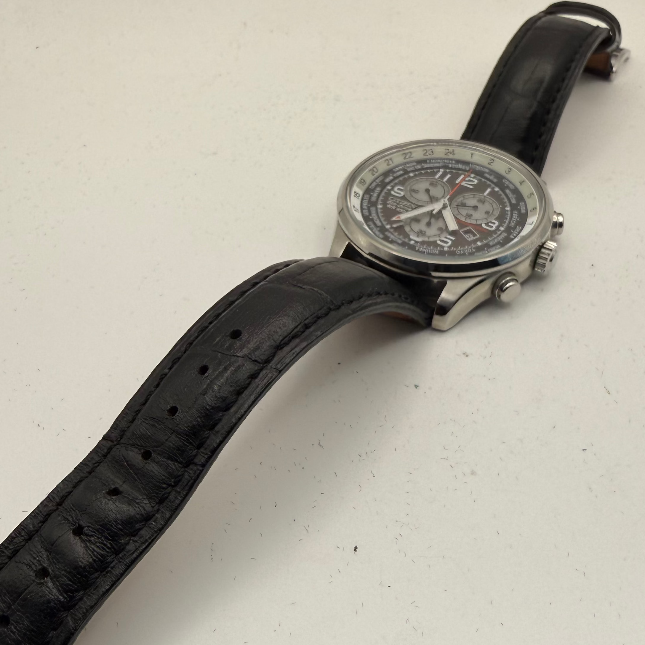 Citizen Eco-Drive H500 World Time Chronograph WR100 Men’s Watch- £110.00