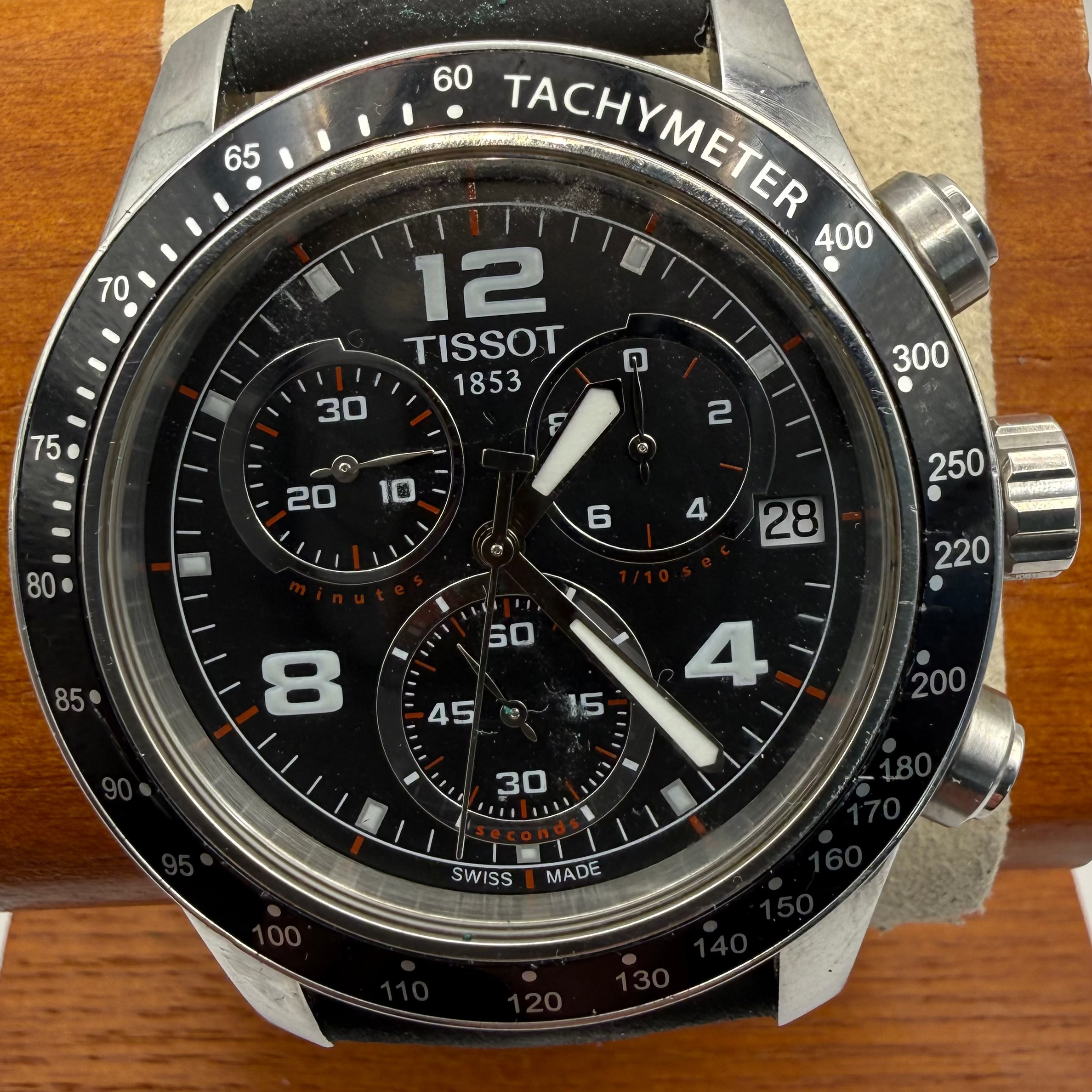 Tissot Chronograph Tachymeter Black Dial - £220.00