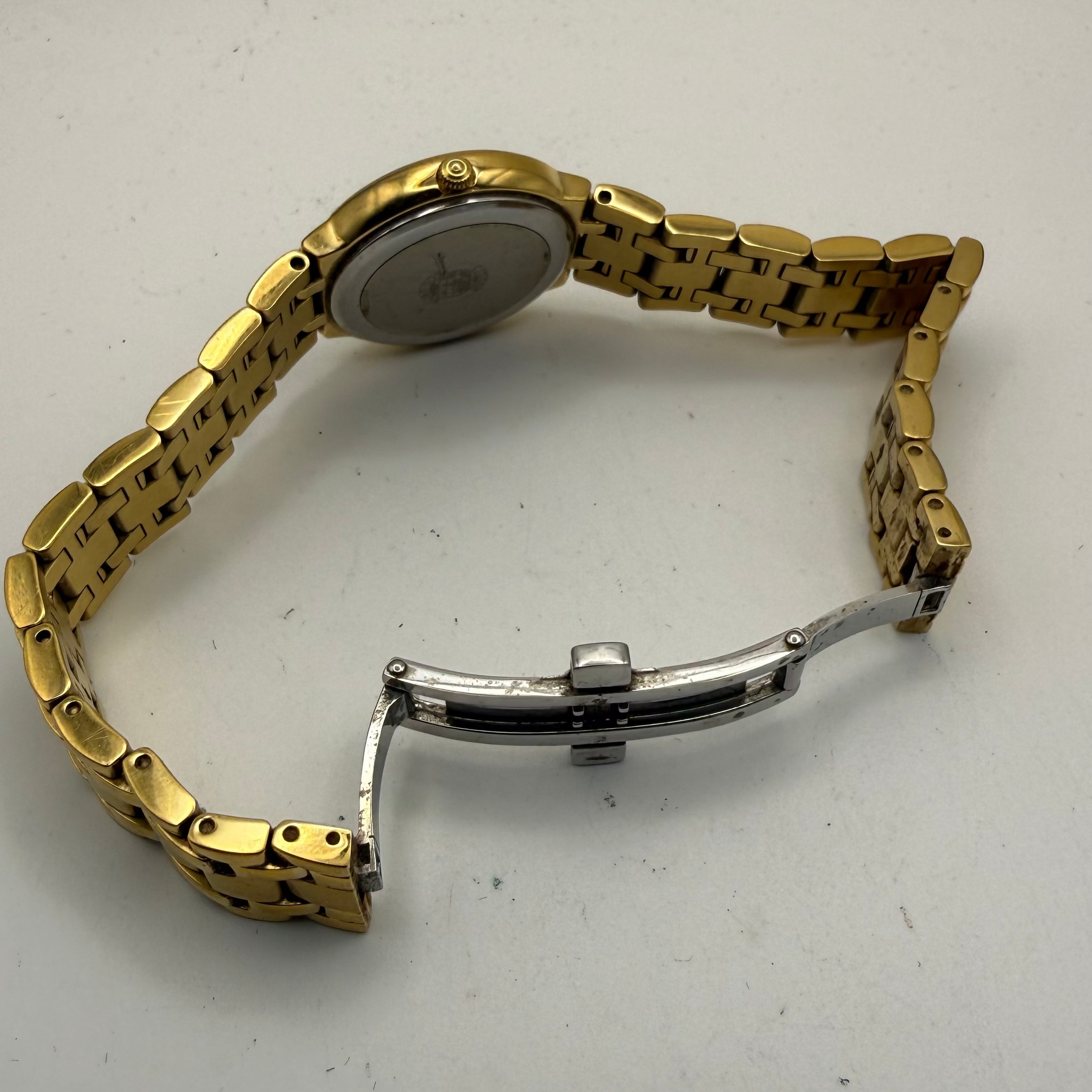 Citizen Eco-Drive Ladies Gold Tone Crystal Dial Watch E031 (Fully Tested and Working)- £40.00