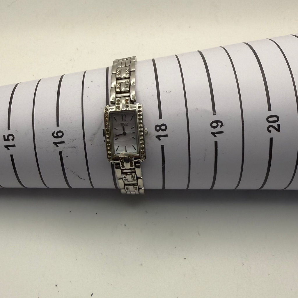 Citizen Eco-Drive Ladies Rectangular Bracelet Watch Mother of Pearl Dial (Fully Tested and Working)- £40.00